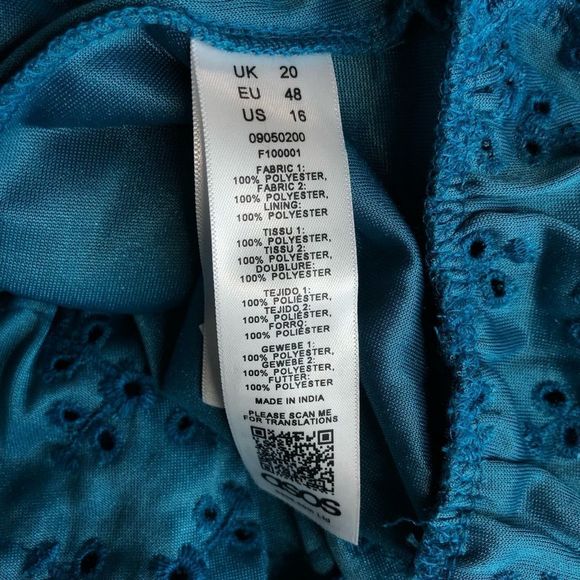 ASOS Teal Velvet Embroidered Belted Maternity Midi Dress NWT - Picture 11 of 14